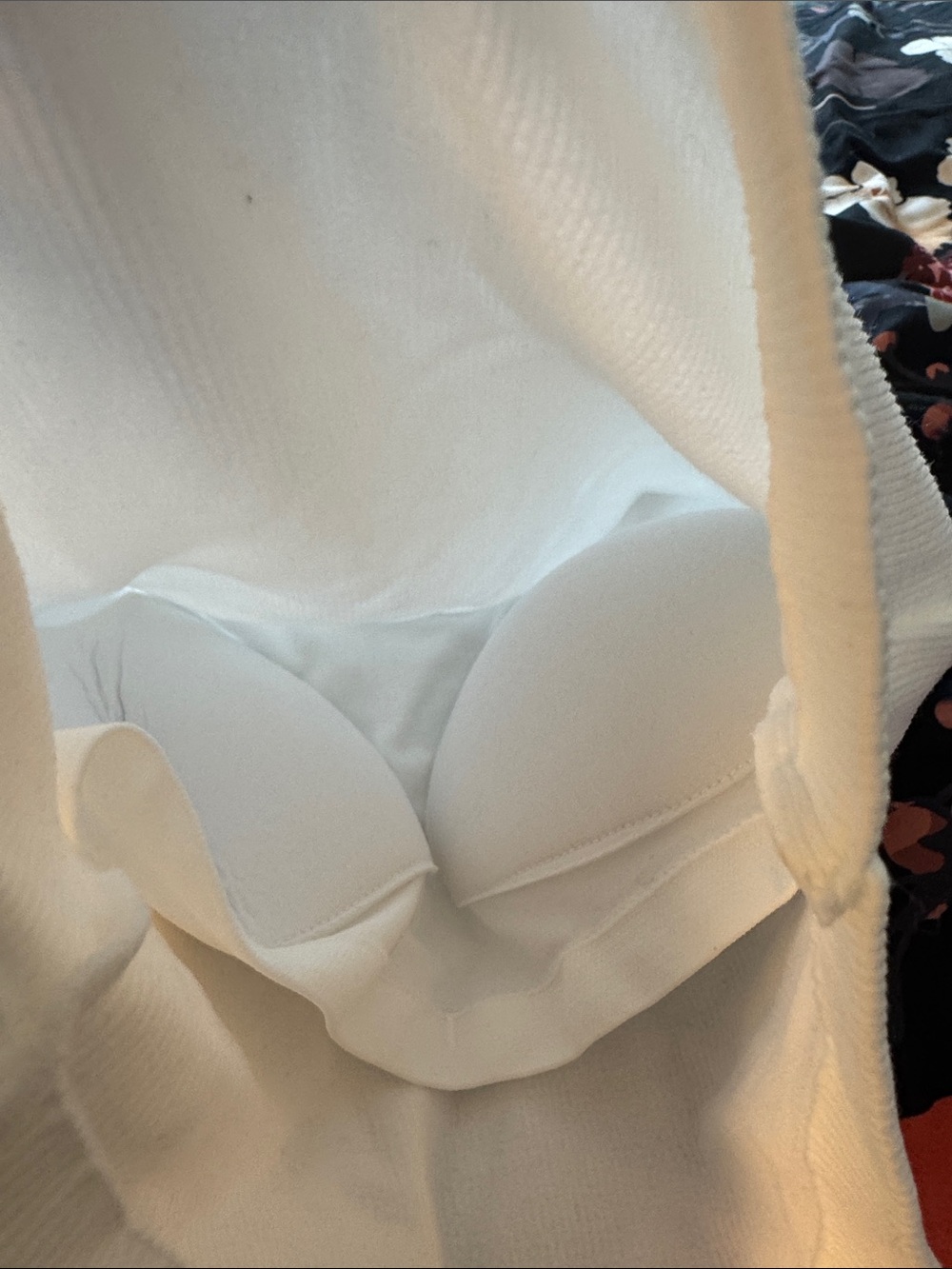Altar'd State White Ribbed Square-Neck Tank - Picture 3 of 4